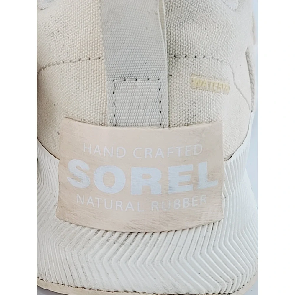 SOREL, Lace Up Casual, Lifestyle, Athletic Sneakers, Women, Size 7, Cream White.